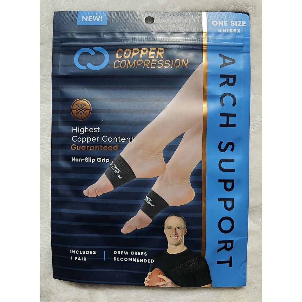 Copper Compression Arch Supports - ONE SIZE / UNISEX